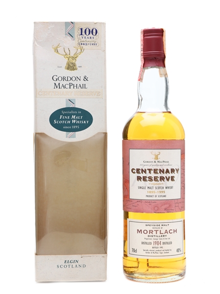 Mortlach 1984 Centenary Reserve Gordon & MacPhail 70cl