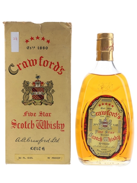 Crawford's Five Star Bottled 1960s 75.7cl / 40%