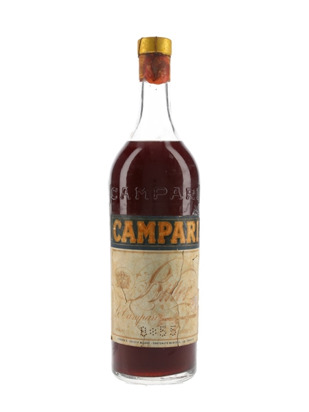 Campari Bitter Bottled 1950s 100cl / 25%