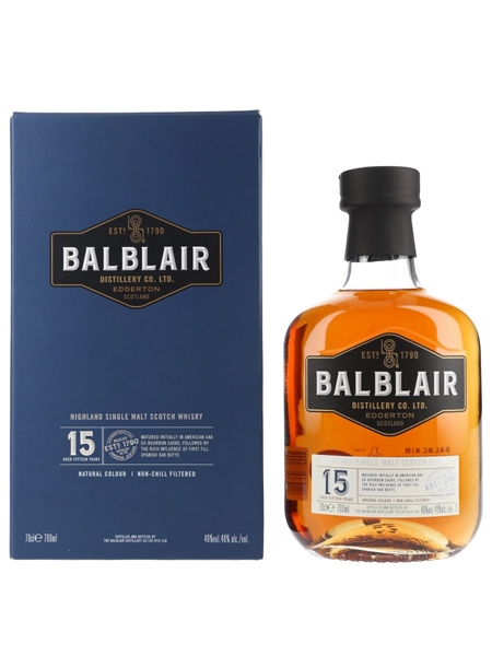 Balblair 15 Year Old  70cl / 46%