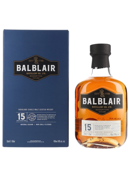 Balblair 15 Year Old  70cl / 46%