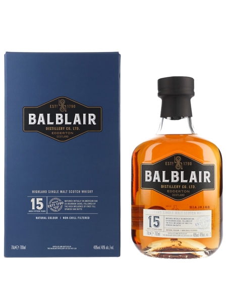 Balblair 15 Year Old  70cl / 46%