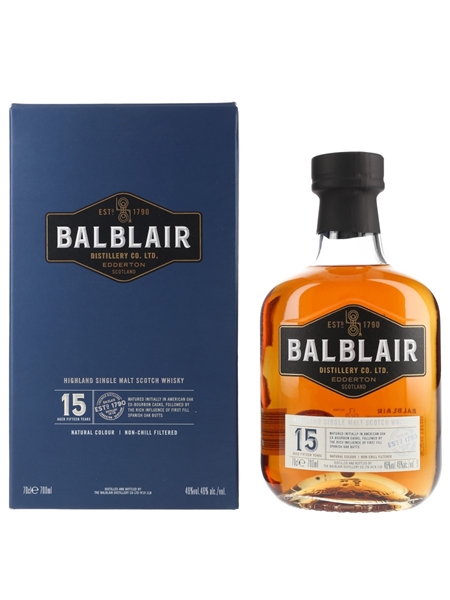 Balblair 15 Year Old  70cl / 46%