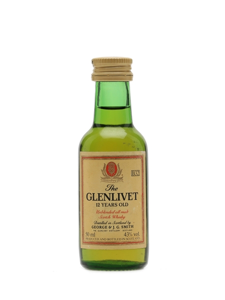 Glenlivet 12 Years Old South Africa Market Miniature