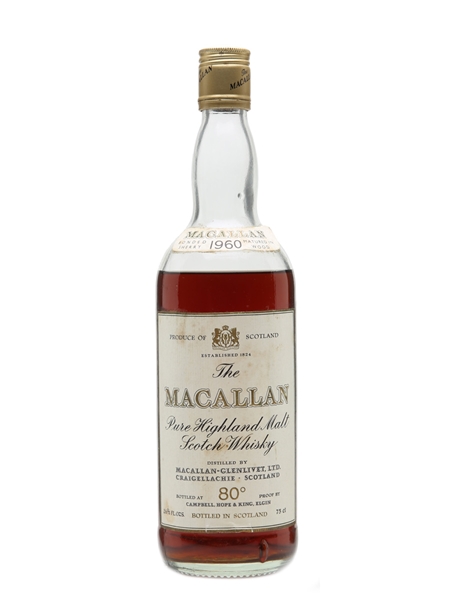 Macallan 1960 - 80 Proof Bottled 1970s 75cl / 46%