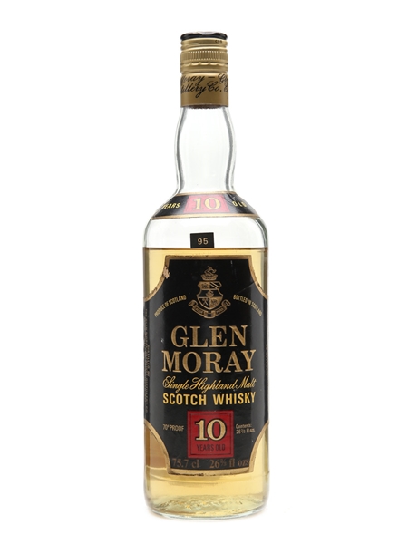 Glen Moray 10 Years Old Bottled 1970s 75cl