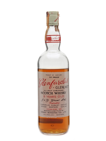 Glenfarclas 8 Years Old Bottled 1980s 75cl