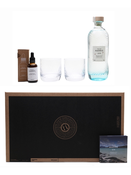 Isle Of Harris Gin With Glasses Set  70cl & 5cl