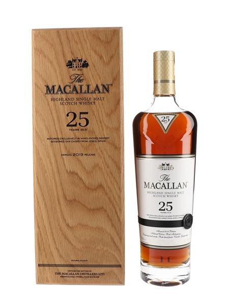 Macallan 25 Year Old Annual 2019 Release 70cl / 43%