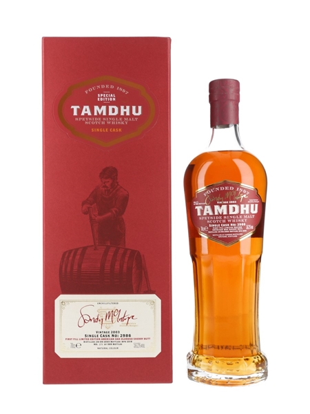 Tamdhu 2003 Sandy McIntrye Single Cask 2986 Bottled 2019 70cl / 56.2%