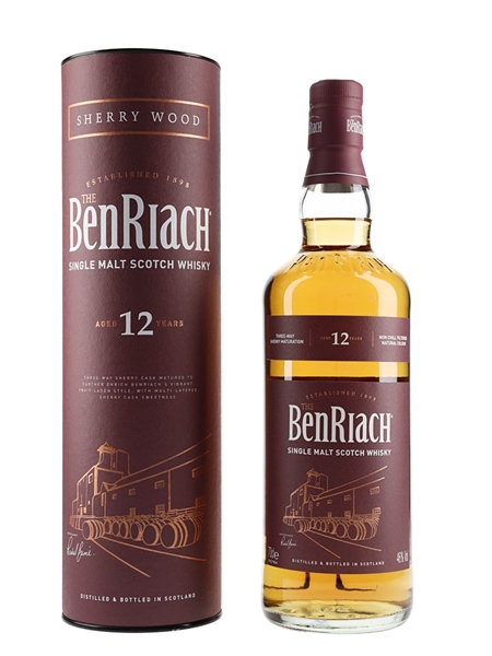 Benriach 12 Year Old Sherry Wood  70cl / 46%