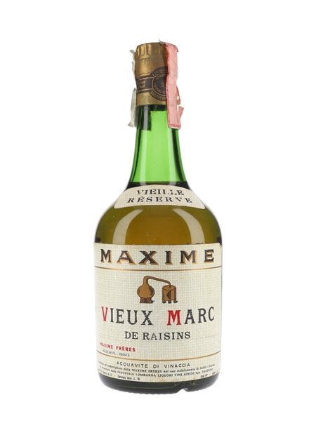 Maxime Freres Vieux Marc De Raisins Bottled 1990s - Illva 70cl / 40%