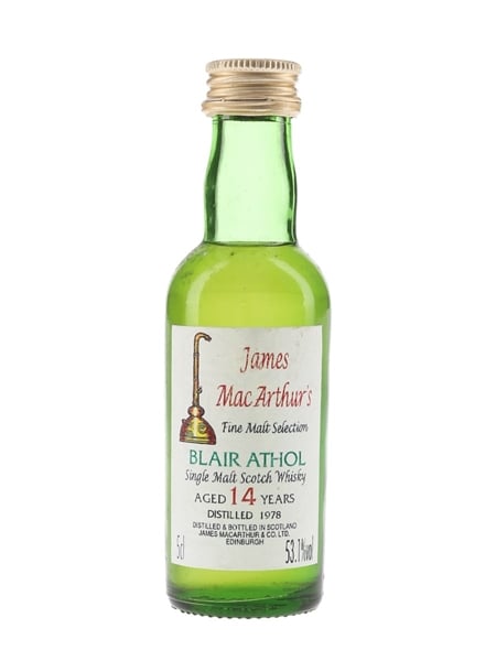 Blair Athol 1978 14 Year Old James MacArthur's 5cl / 53.1%