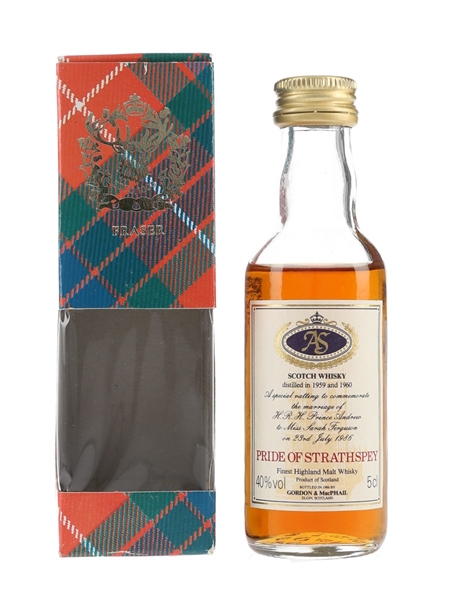 Pride Of Strathspey 1959 & 1960 Bottled 1986 - Gordon & MacPhail 5cl / 40%