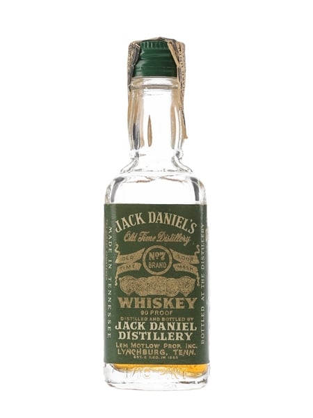 Jack Daniel's No.7 Green Label Bottled 1970s 4.7cl / 45%