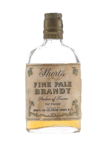 Short's Fine Pale Brandy Bottled 1950s 5cl