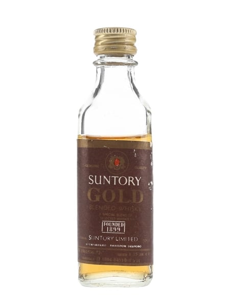 Suntory Gold Blended Whisky Bottled 1970s 5cl / 42%