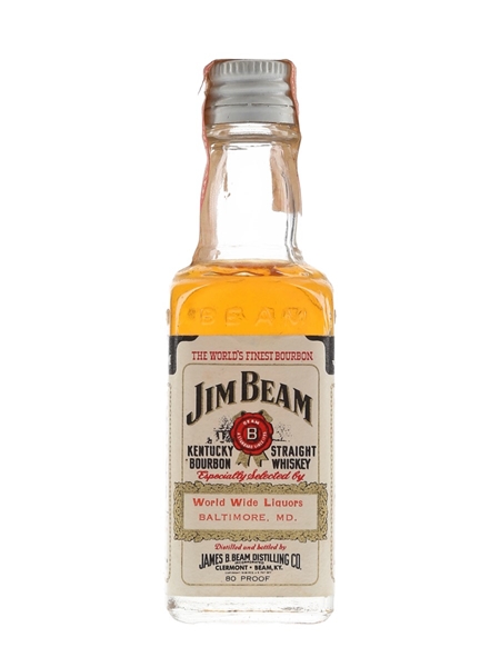 Jim Beam Bottled 1960s - World Wide Liquors 4.7cl / 40%