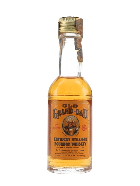 Old Grand Dad Bottled 1970s - W & A Gilbey 4.7cl / 43%