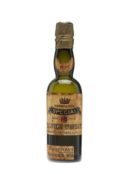 Margrave's Special Scotch Whisky Bottled 1930-40s 5cl