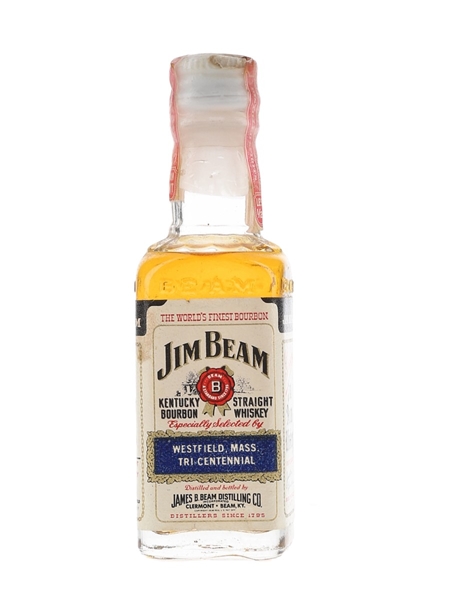 Jim Beam Bottled 1960s - Westfield, Mass. Tri Centennial 4.7cl / 43%