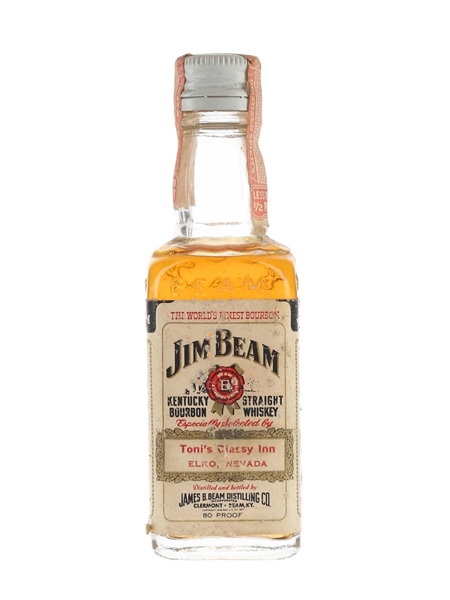 Jim Beam Bottled 1960s - Toni's Classy Inn 4.7cl / 40%