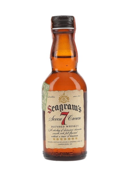 Seagram's 7 Crown Bottled 1940s-1950s 4.7cl / 43.4%