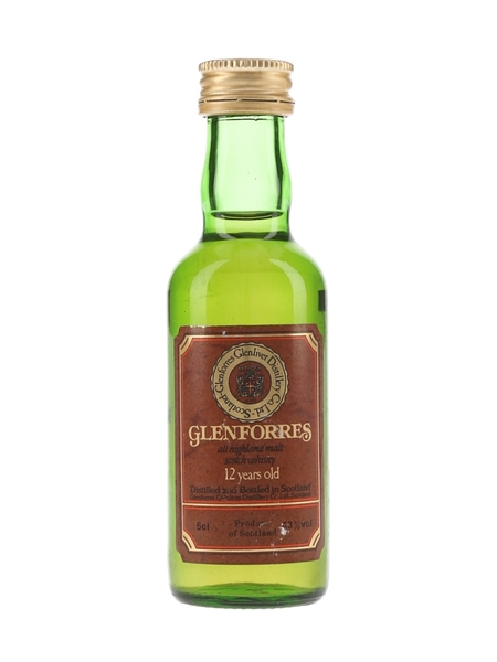 Glenforres 12 Year Old Bottled 1980s 5cl / 43%