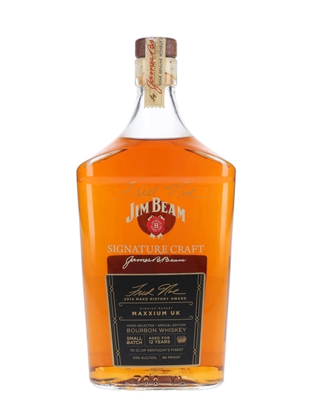 未開栓】 JIM BEAM ジムビーム 12年 シグネチャークラフト バーボン