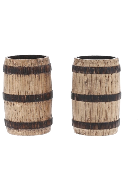 Double Barrel Charred White Oak Shot Glasses  