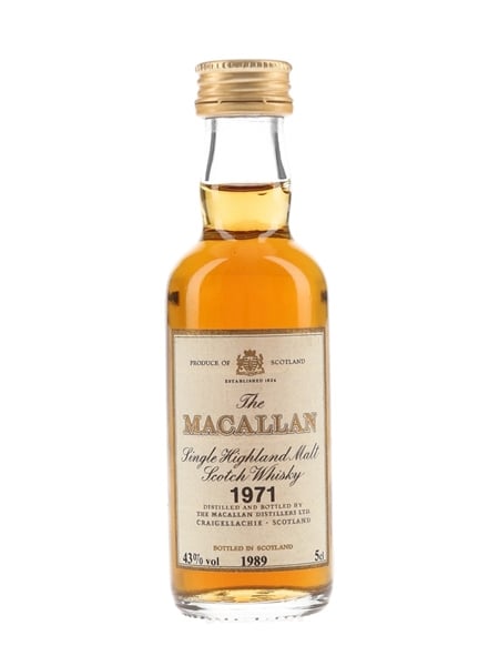 Macallan 1971 Bottled 1989 5cl / 43%