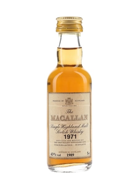 Macallan 1971 Bottled 1989 5cl / 43%