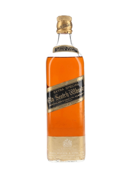 Johnnie Walker Black Label Extra Special Bottled 1960s 75cl