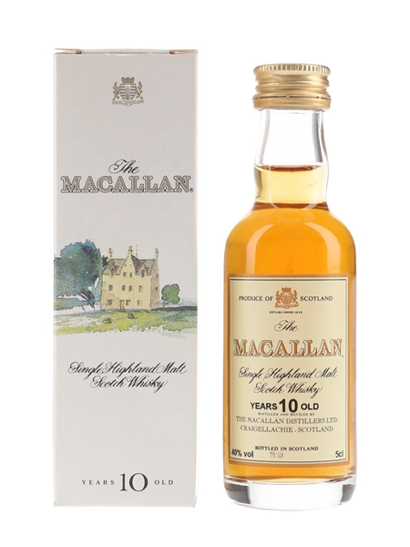 Macallan 10 Year Old Bottled 1990s 5cl / 40%