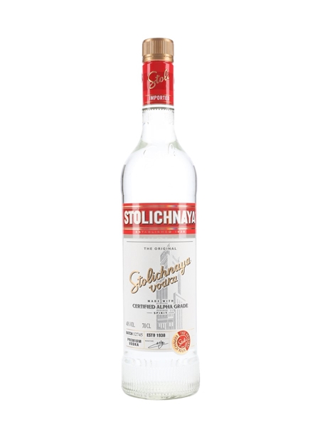 Stolichnaya Stoli The Original Batch 12745 70cl / 40%