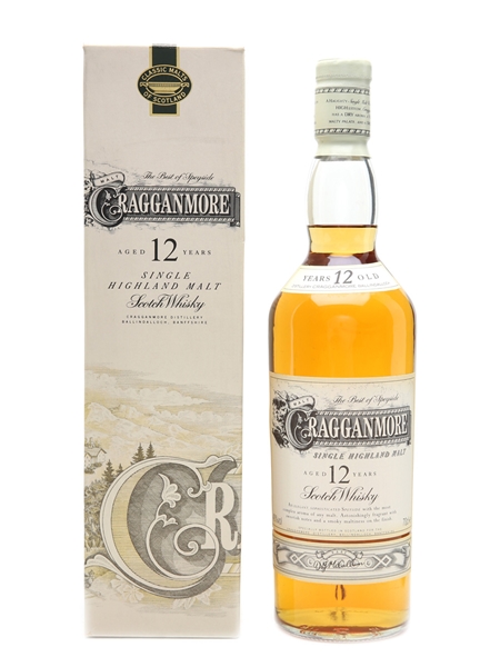 Cragganmore 12 Years Old Bottled 1990s 70cl