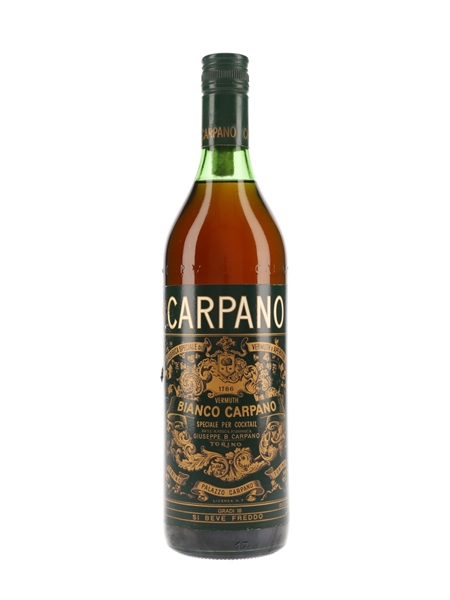 Carpano Bianco Vermouth Bottled 1970s 100cl / 18%