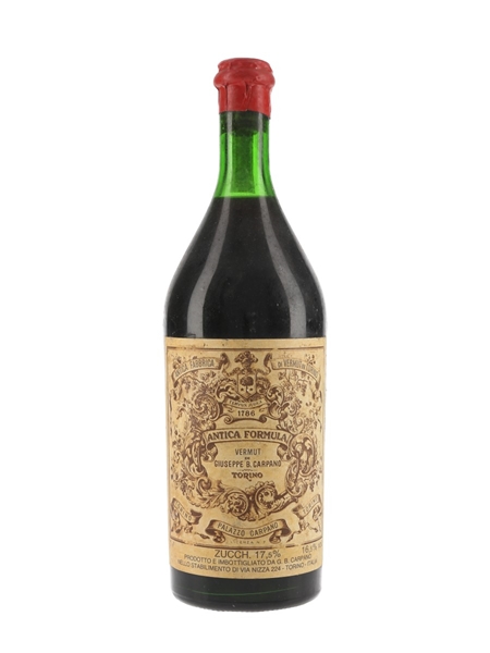 Carpano Antica Formula Vermouth Bottled 1960s 100cl / 16.5%