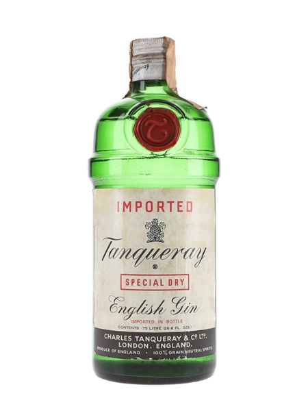 Tanqueray Special Dry Gin Bottled 1970s - Gancia 75cl / 43%