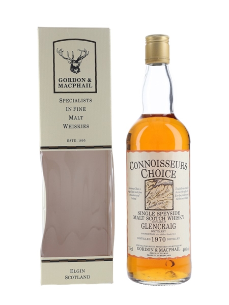 Glencraig 1970 Connoisseurs Choice Bottled 1991 75cl / 40%