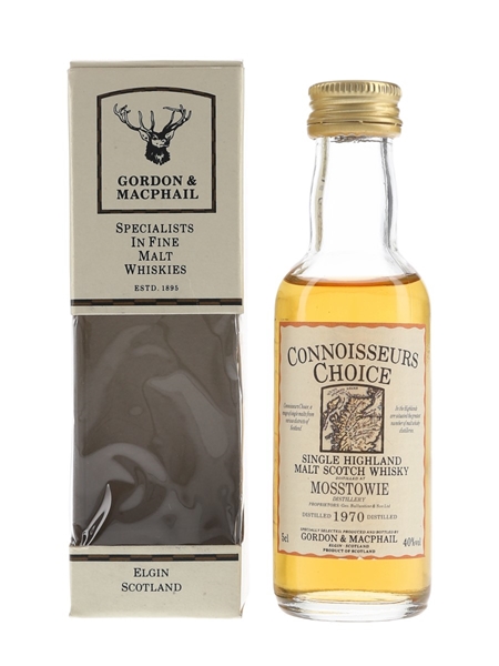 Mosstowie 1970 Connoisseurs Choice Bottled 1990s - Gordon & MacPhail 5cl / 40%