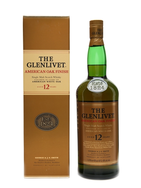 Glenlivet 12 Years Old American Oak Finish 100cl