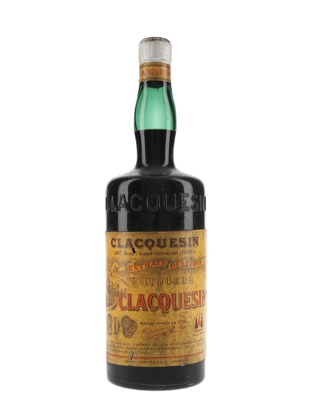 Clacquesin Liqueur Bottled 1930s-1940s 100cl