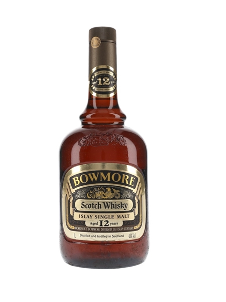 Bowmore 12 Year Old Bottled 1980s 100cl / 43%