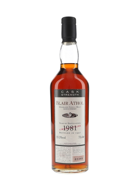 Blair Athol 1981 Bottled 1997 - Flora & Fauna 70cl / 55.5%