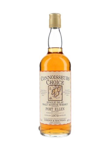 Port Ellen 1970 Connoisseurs Choice Bottled 1980s - Gordon & MacPhail 75cl / 40%