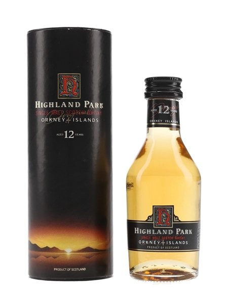 Highland Park 12 Year Old Bottled 1990s 5cl / 40%