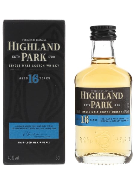 Highland Park 16 Year Old Travel Retail Exclusive 5cl / 40%