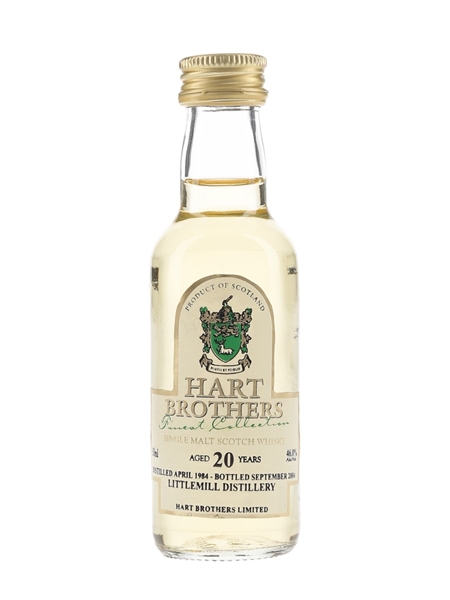 Littlemill 1984 20 Year Old Bottled 2004 - Hart Brothers 5cl / 46%