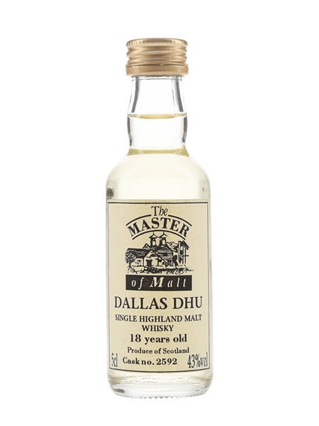 Dallas Dhu 18 Year Old Cask No.2592 The Master Of Malt 5cl / 43%